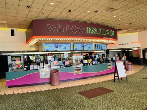 Mar 5, 2024 · Goodrich Willow Knolls 14. Read Reviews | Rate Theater. 4100 W Willow Knolls, Peoria, IL 61615. (309) 692-5955 | View Map. Theaters Nearby. Poor Things. Today, Feb 26. There are no showtimes from the theater yet for the selected date. Check back later for a complete listing. 